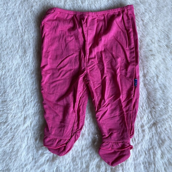 KicKee Pants | Natural Rose Trellis 3-Piece Kimono Newborn Gift Set | NB - Picture 9 of 16